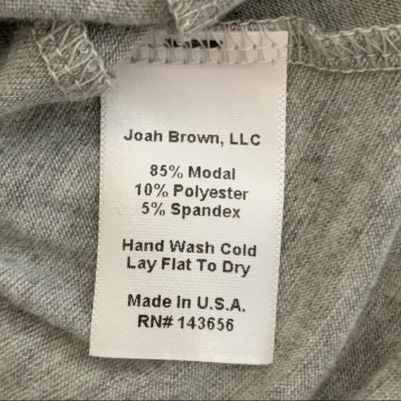 Josh Brown x BARRY’S ~BABE Racerback Gray Tank Top in size M/L - Picture 8 of 13